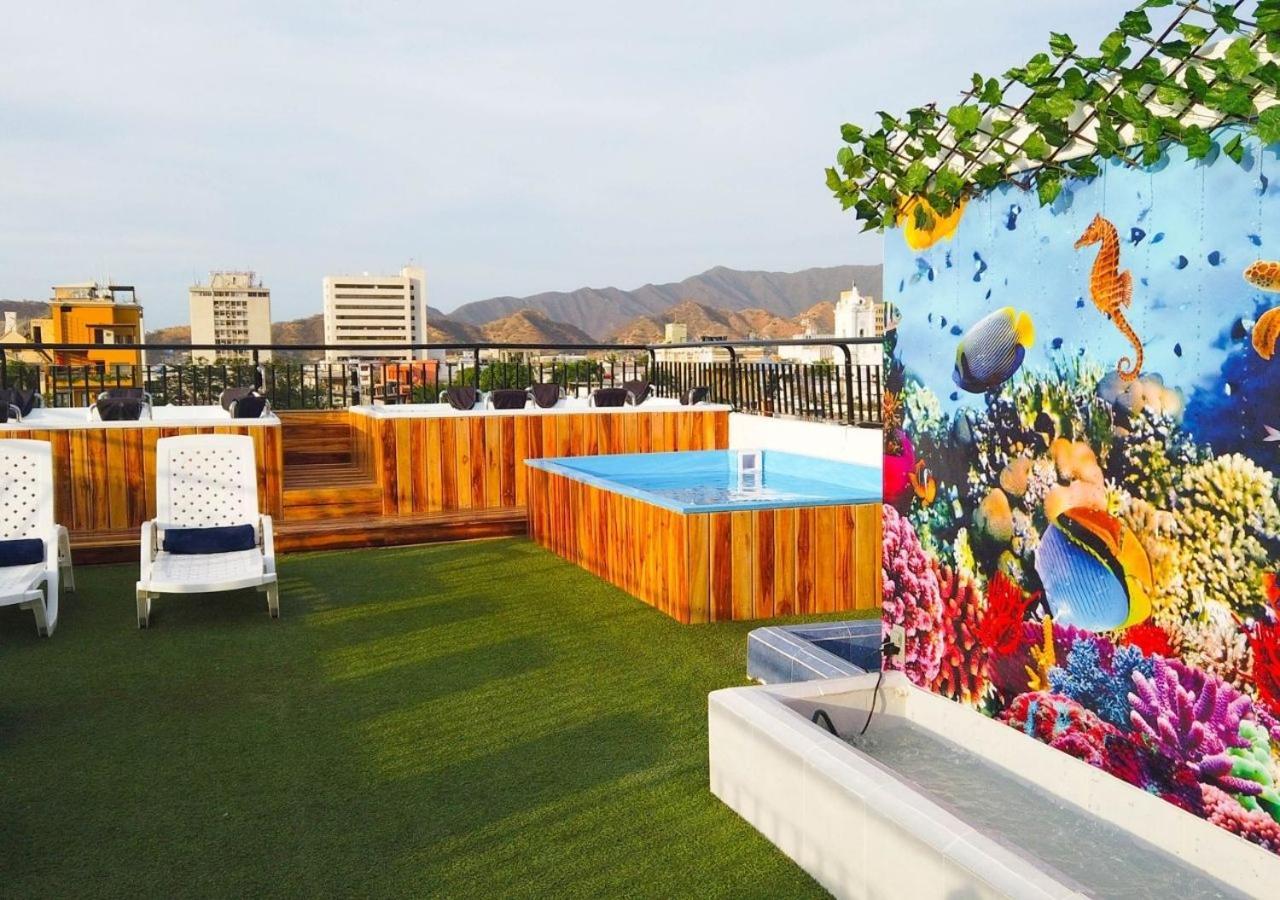 Hotel Parque De Los Novios Inn Santa Marta Dış mekan fotoğraf